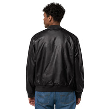 Load image into Gallery viewer, Infinite Men Leather Bomber Jacket