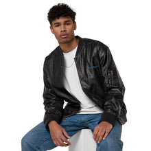 Load image into Gallery viewer, Infinite Men Leather Bomber Jacket
