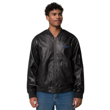 Load image into Gallery viewer, Infinite Men Leather Bomber Jacket