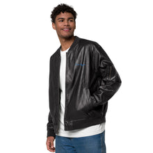 Load image into Gallery viewer, Infinite Men Leather Bomber Jacket