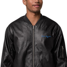 Load image into Gallery viewer, Infinite Men Leather Bomber Jacket
