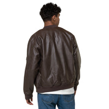 Load image into Gallery viewer, Infinite Men Leather Bomber Jacket